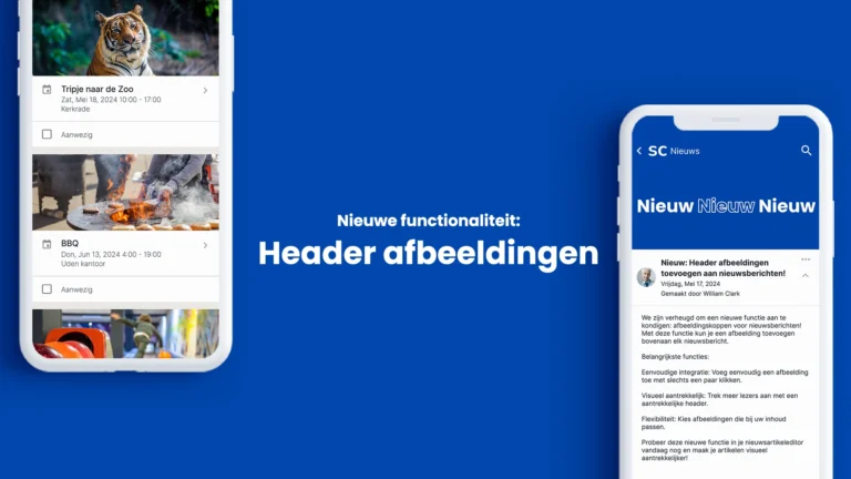 Nieuwe functie - Header afbeeldingen