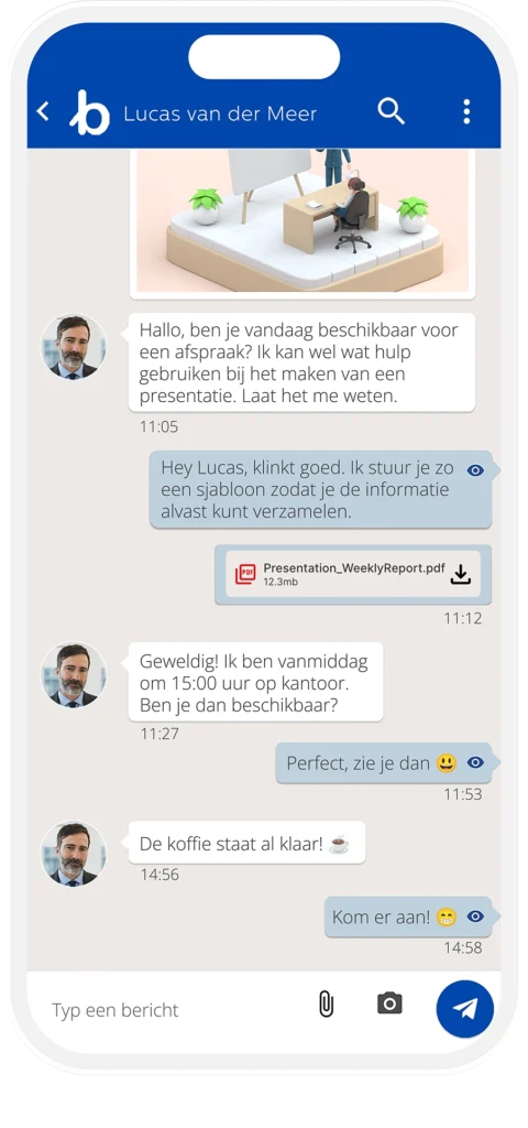 Applicatie Bundeling - Chat medewerkers app