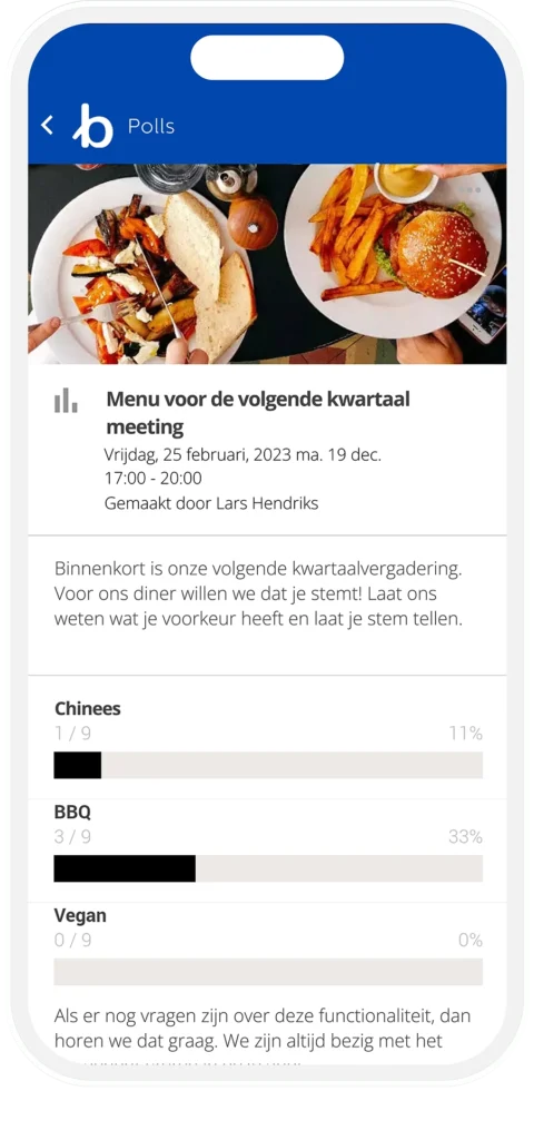 Applicatie Bundeling - Polls